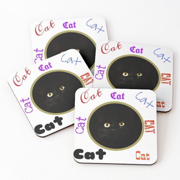 Item preview, angry black cat designed and sold by shop-course.