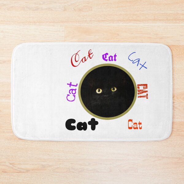 Item preview, angry black cat designed and sold by shop-course.