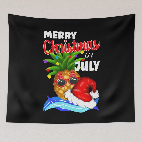 Item preview, Merry Christmas in July, Sarcastic Summer Christmas designed and sold by orangeblue21.