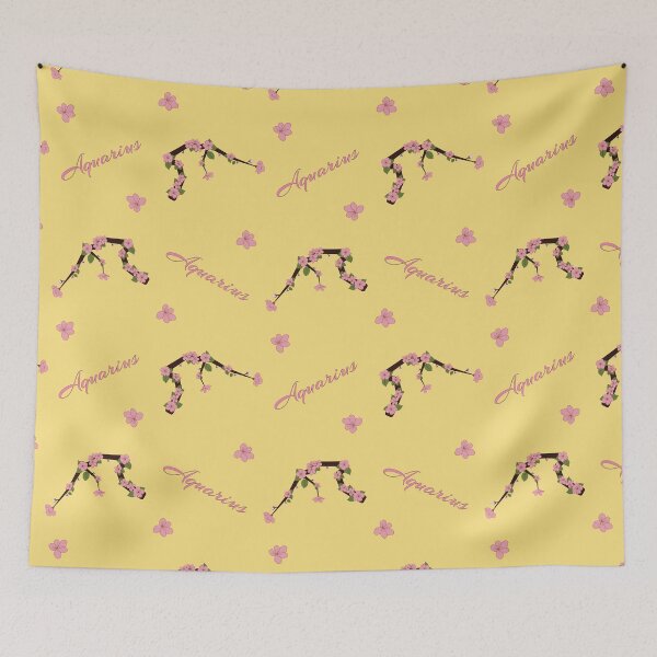 Item preview, Sunrise over Aquarius Cherry/Apple Tree Branch Constellation designed and sold by Astrowl-.