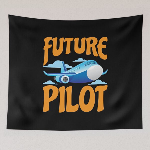 Item preview, Future Pilot of Airplanes, Toddler Boy Girl, Kid Pilot designed and sold by Maria Garcia.