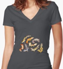 bébés gecko chub T-shirt col V femme