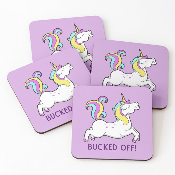 Item preview, Bucked Off! purple designed and sold by Iojofruits.
