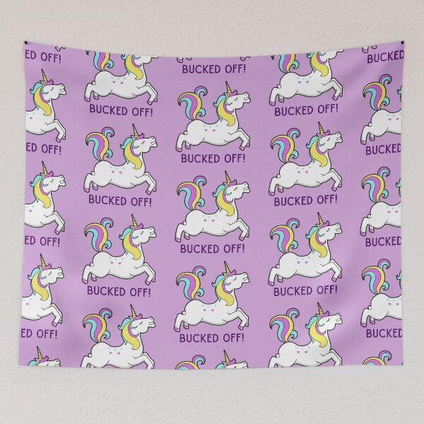 Item preview, Bucked Off! purple designed and sold by Iojofruits.