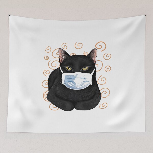 Item preview, CAT FACE MASK  designed and sold by Ivanc3.