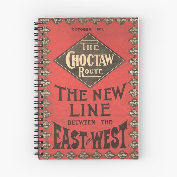 Item preview, The Choctaw Route Rail Vintage Signage designed and sold by theted4.
