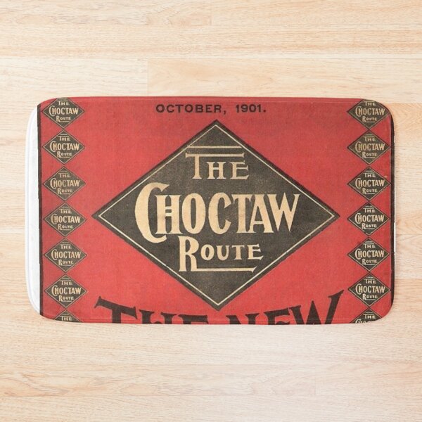 Item preview, The Choctaw Route Rail Vintage Signage designed and sold by theted4.