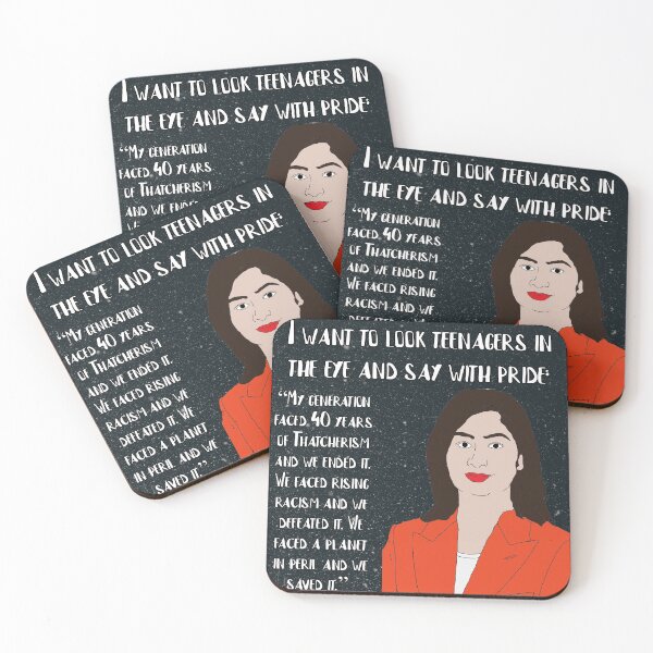 Item preview, Zarah Sultana End Thatcherism Print designed and sold by RevolutionInPaint.