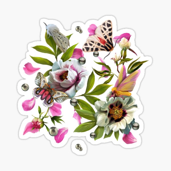 Artikel-Vorschau von Blumen und Motten, designt und verkauft von purpuraimperial.