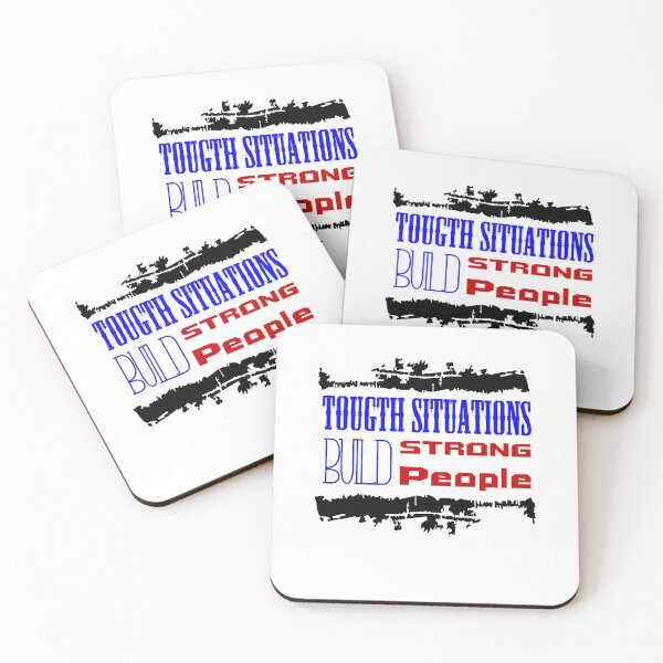 Item preview, Tougth situations build strong people t-shirt designed and sold by Frangi_Pane_ Magazine.