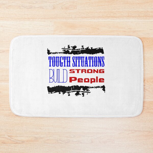 Item preview, Tougth situations build strong people t-shirt designed and sold by Frangi_Pane_ Magazine.