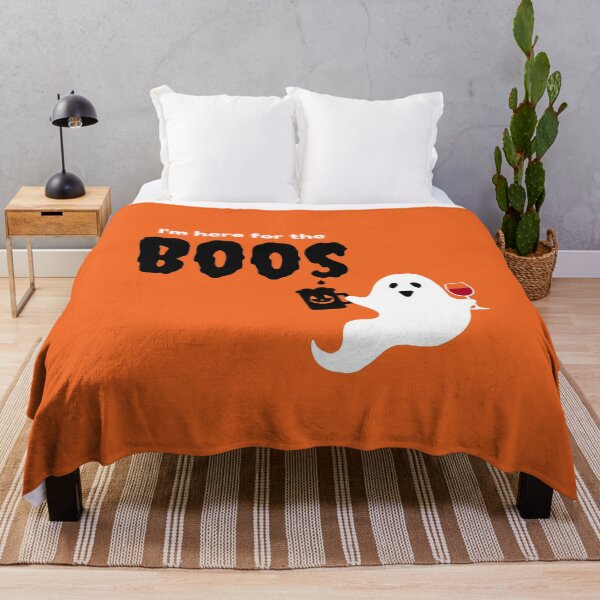 Item preview, I'm Here for the Boos - Funny Halloween Ghost designed and sold by DesignByLeo.
