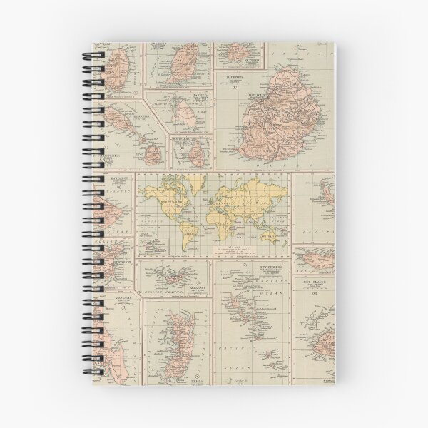 Artikelvorschau, Alte britische Kolonien Karte (1919) Vintage englische Insel Kolonialbesitz Atlas entworfen und verkauft von BravuraMedia.