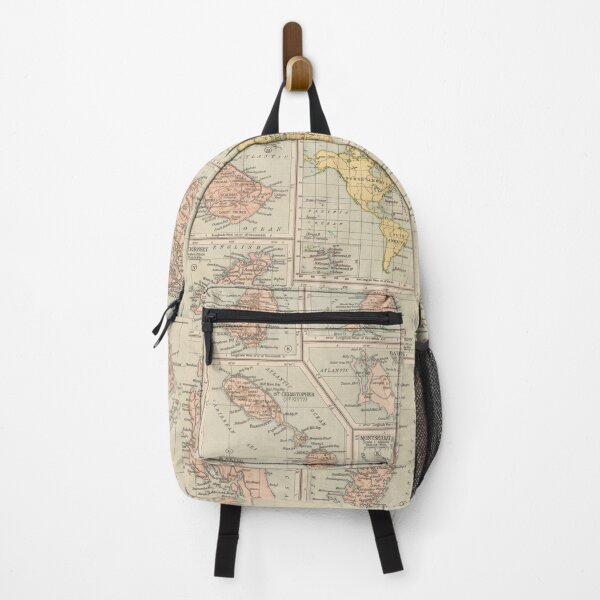 Item preview, Old British Colonies Map (1919) Vintage English Island Colonial Possessions Atlas designed and sold by BravuraMedia.