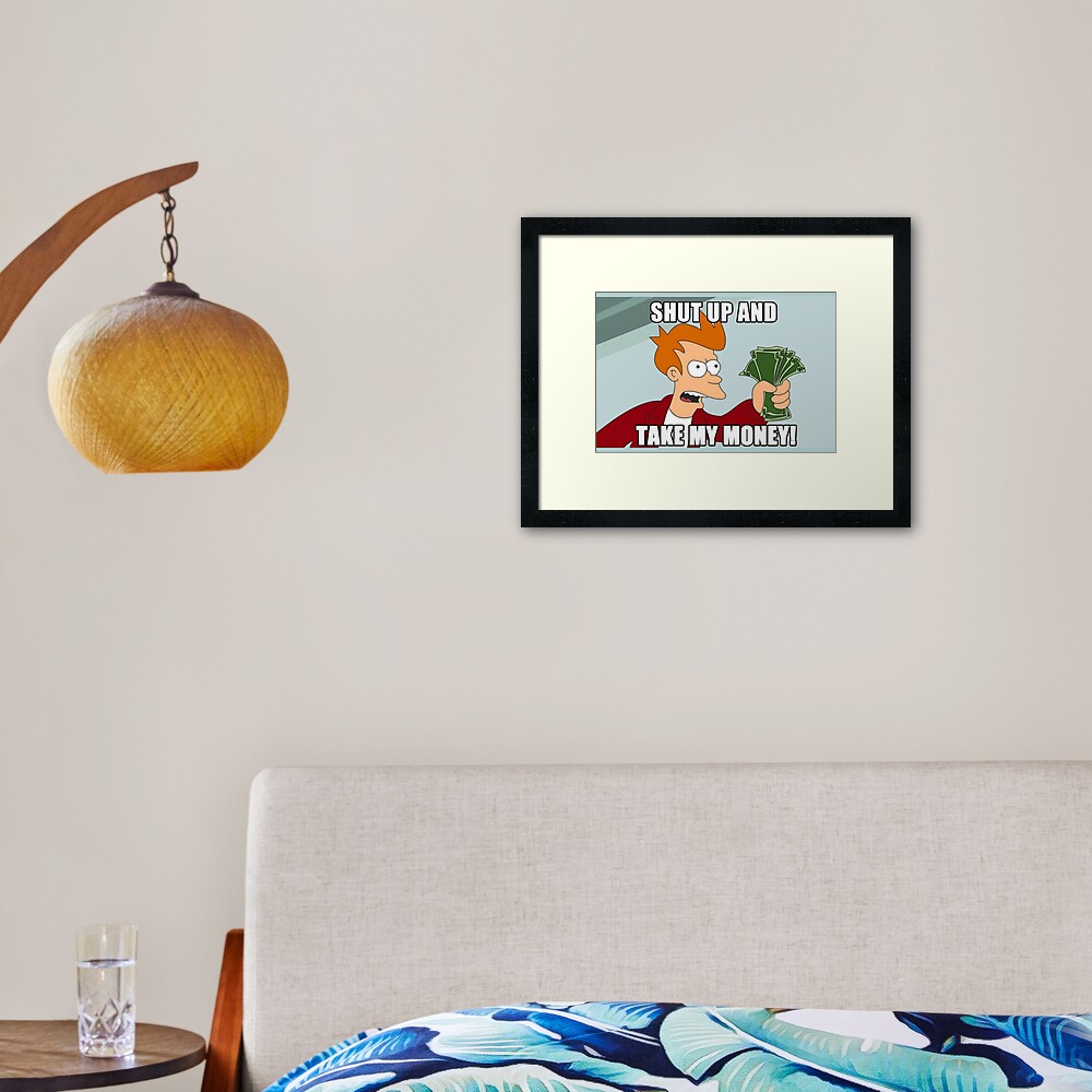 Item preview, Framed Art Print designed and sold by Tee4Tech.