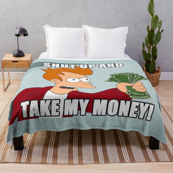 Item preview, Shut Up and Take My Money, funny meme designed and sold by Tee4Tech.