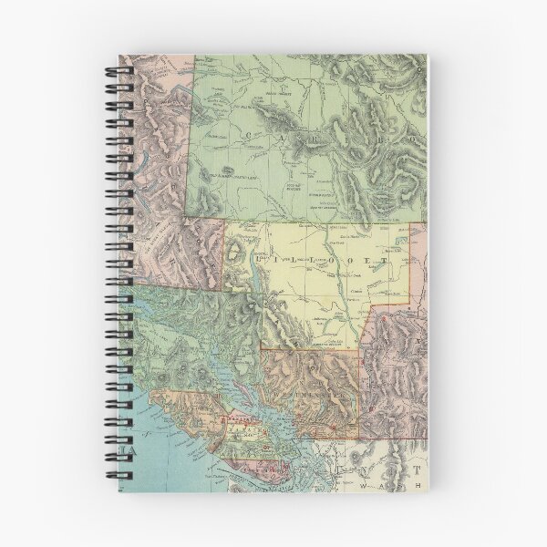 Item preview, Old British Columbia Canada Map (1903) Vintage Canadian Province Atlas designed and sold by BravuraMedia.