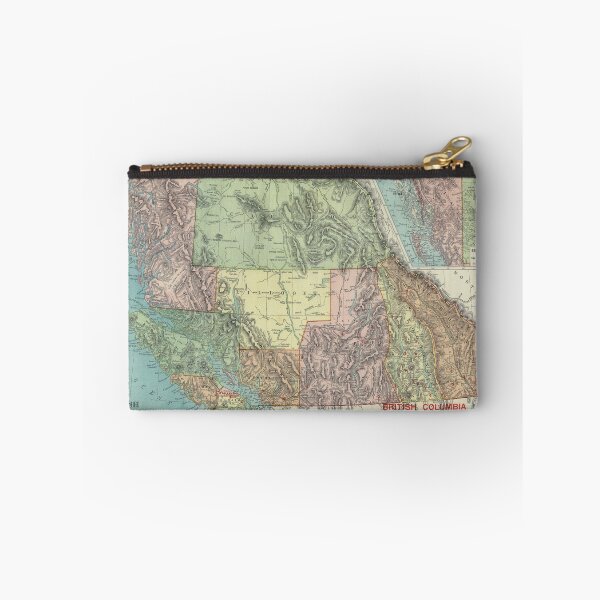 Item preview, Old British Columbia Canada Map (1903) Vintage Canadian Province Atlas designed and sold by BravuraMedia.