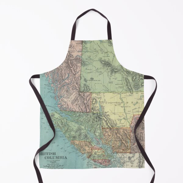 Item preview, Old British Columbia Canada Map (1903) Vintage Canadian Province Atlas designed and sold by BravuraMedia.
