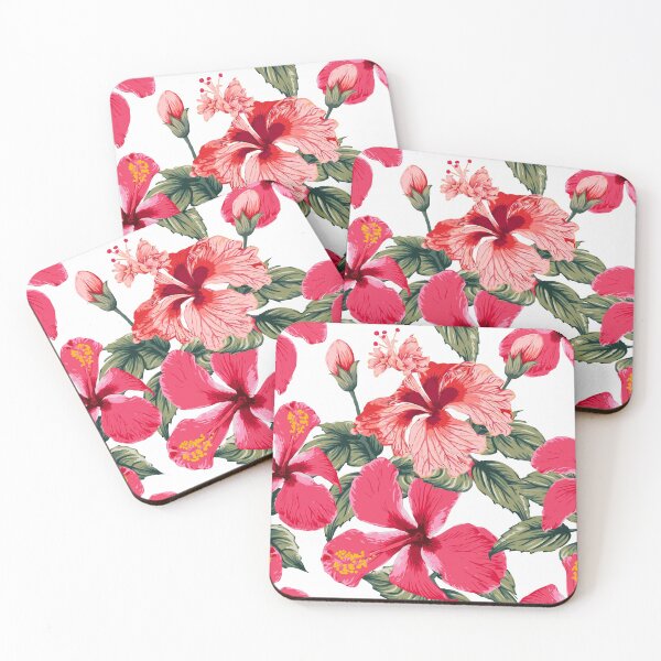 Item preview, pattern red hibiscus flower designed and sold by zaher97.