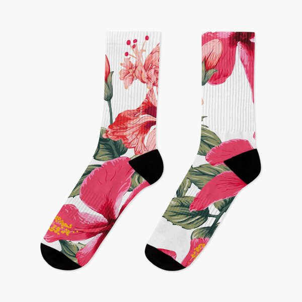 Item preview, pattern red hibiscus flower designed and sold by zaher97.