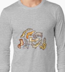 chub geckos in blue Long Sleeve T-Shirt