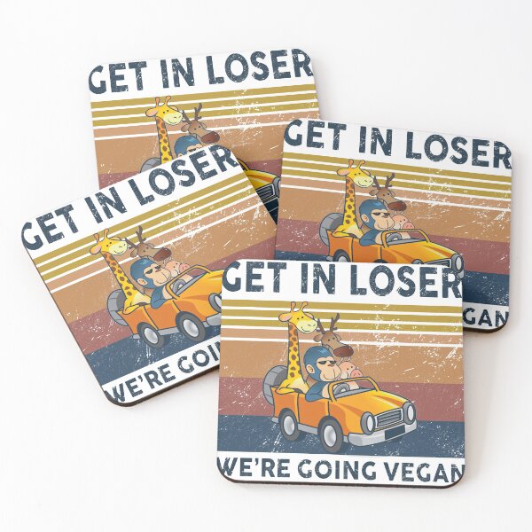 Item preview, GET IN LOSER WE'RE GOING VEGAN VINTAGE designed and sold by Ivanc3.