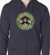 Starbrook Coffee Grunge Zipped Hoodie