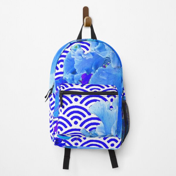Item preview, DELICATE BLUE-WHITE BEARDED IRIS FLOWER BLUE PATTERN ART designed and sold by sharlesart.