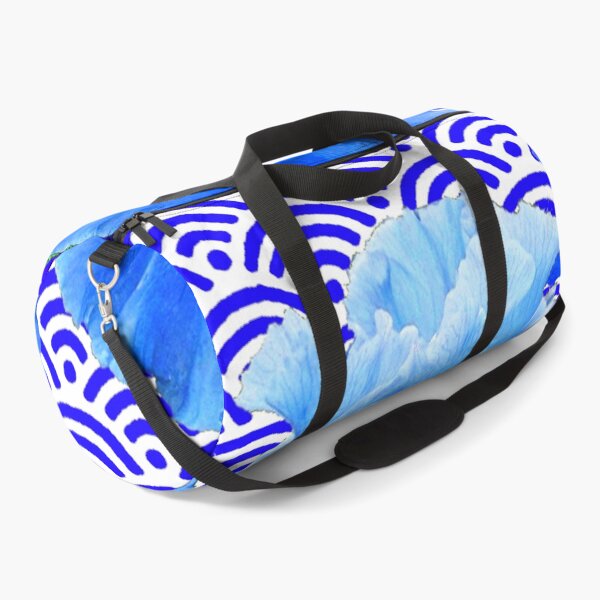 Item preview, DELICATE BLUE-WHITE BEARDED IRIS FLOWER BLUE PATTERN ART designed and sold by sharlesart.