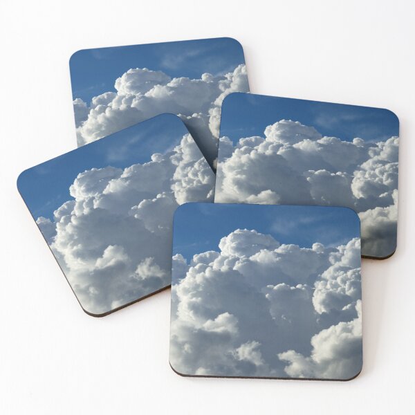 Item preview, White fluffy clouds on a blue sky - cloudscape designed and sold by Michaelerch.