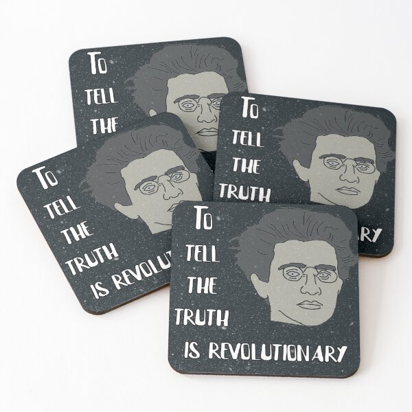 Item preview, Antonio Gramsci Quote: "To Tell The Truth" designed and sold by RevolutionInPaint.