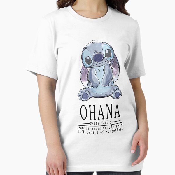 Aperçu de l'œuvre Ohana veut dire famille créée et vendue par Tee4Tech.