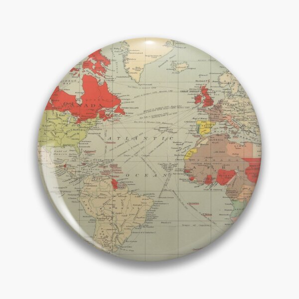 Item preview, Old British Empire World Map (1920) Vintage Colonial England Atlas designed and sold by BravuraMedia.