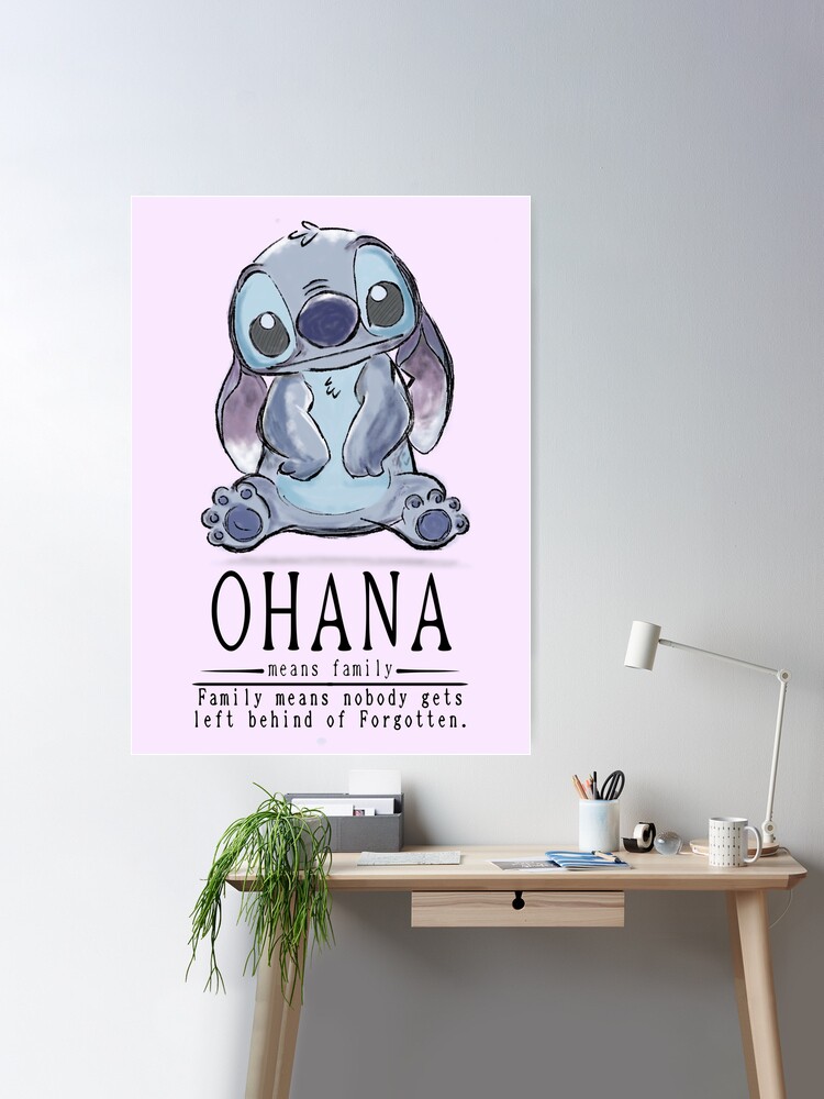 Ohana Means Family - Inspired by Lilo and Stitch - Poster Print Photo –  Simply Remarkable