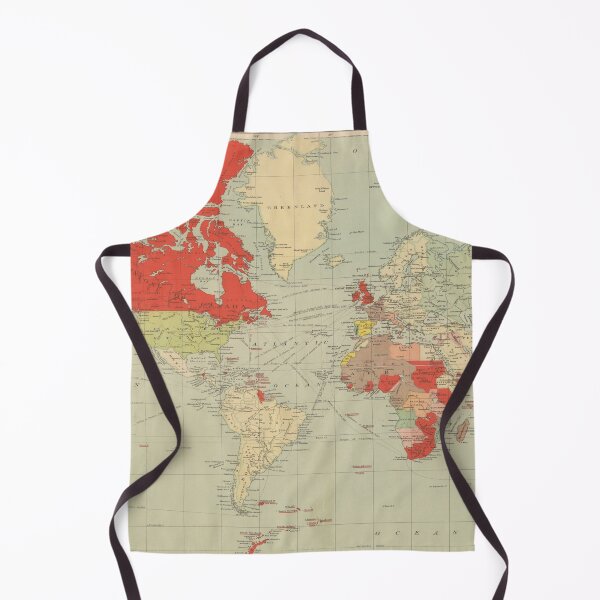 Item preview, Old British Empire World Map (1920) Vintage Colonial England Atlas designed and sold by BravuraMedia.
