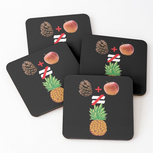Item preview, Pine Cone Plus Apple Does Not Equal Pineapple - Fruit Summer  designed and sold by KeysTreasures.