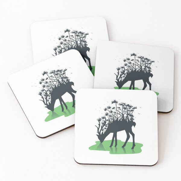 Item preview, Beautiful Deer Illustration designed and sold by Mriganka Gogoi.