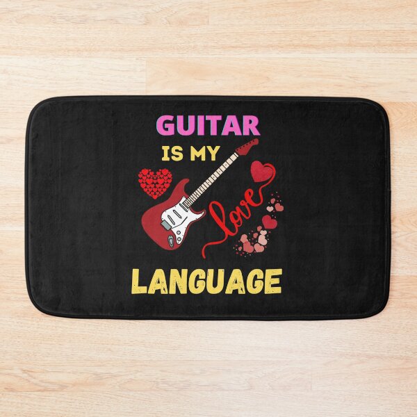 Item preview, Guitar Is My Love Lanuage designed and sold by BhavyaBathla.