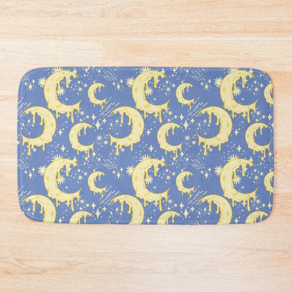 Item preview, Retro Psychedelic Dreamy Melting Moon Waves designed and sold by Natasha Rolfe.