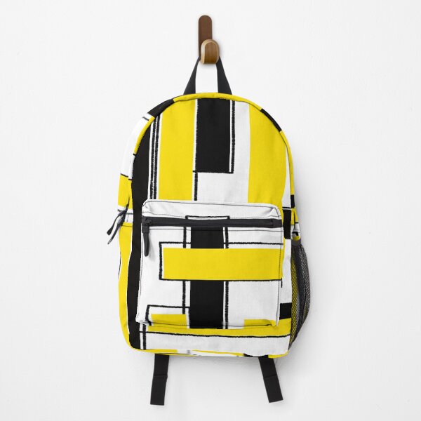 Item preview, Vibrant yellow and black rectangles designed and sold by MsArtyCrafts.