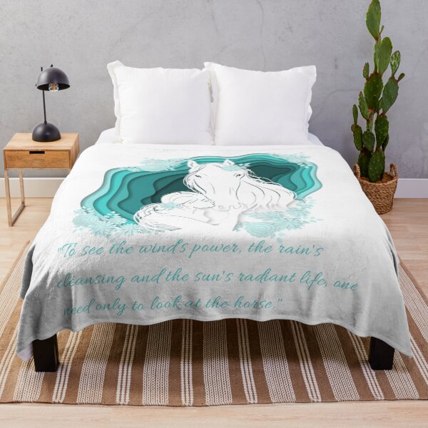 Item preview, Beautiful Horse Lover's Quote for Girls and Women That Love Horses designed and sold by AwakenedSoul.