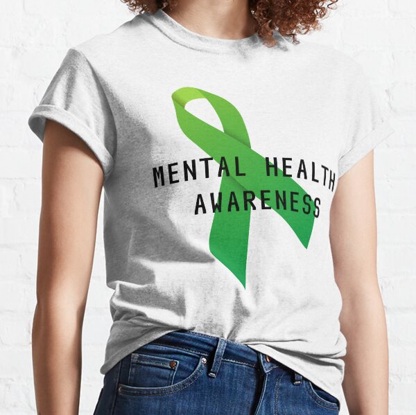 Mental Health Awareness Ribbon Classic T-Shirt