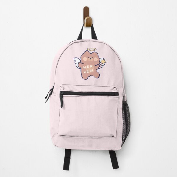 Item preview, I draw fluffy angel teddy bear with heaven text designed and sold by RansRoom.