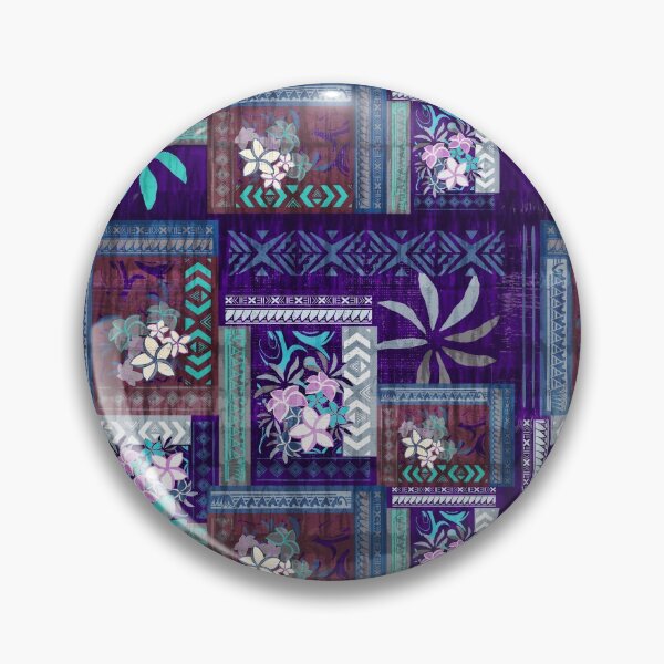 Item preview, Polynesian Tapa Patchwork Art Print  designed and sold by sunnthreads.