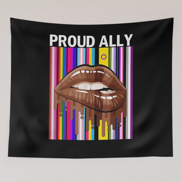 Item preview, Lgbt Black Lips Pride Proud Ally Lesbian Gay Bi Trans Queer  designed and sold by anniet33.