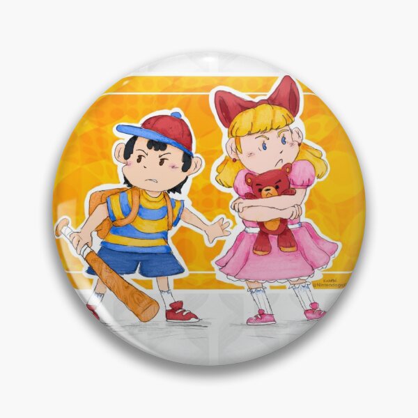 Item preview, Ness and Paula designed and sold by 1Nintendoge.