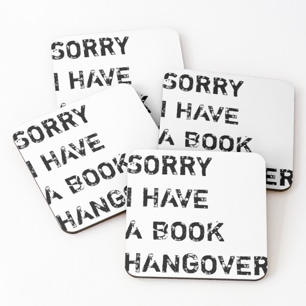 Item preview, Sorry I have a book hangover  designed and sold by Tej0711.