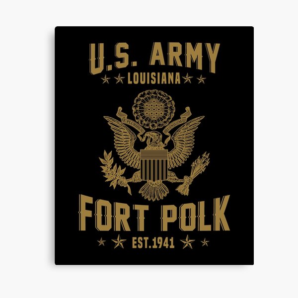 US Army Fort Polk Louisiana Canvas Print