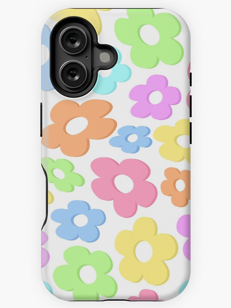 Thumbnail 1 of 4, iPhone Case, groovy drippy flowers designed and sold by Pastel-PaletteD.